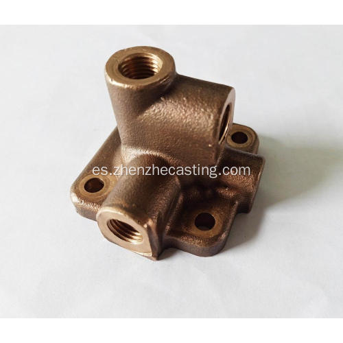 Casting Conector de tubería de bronce